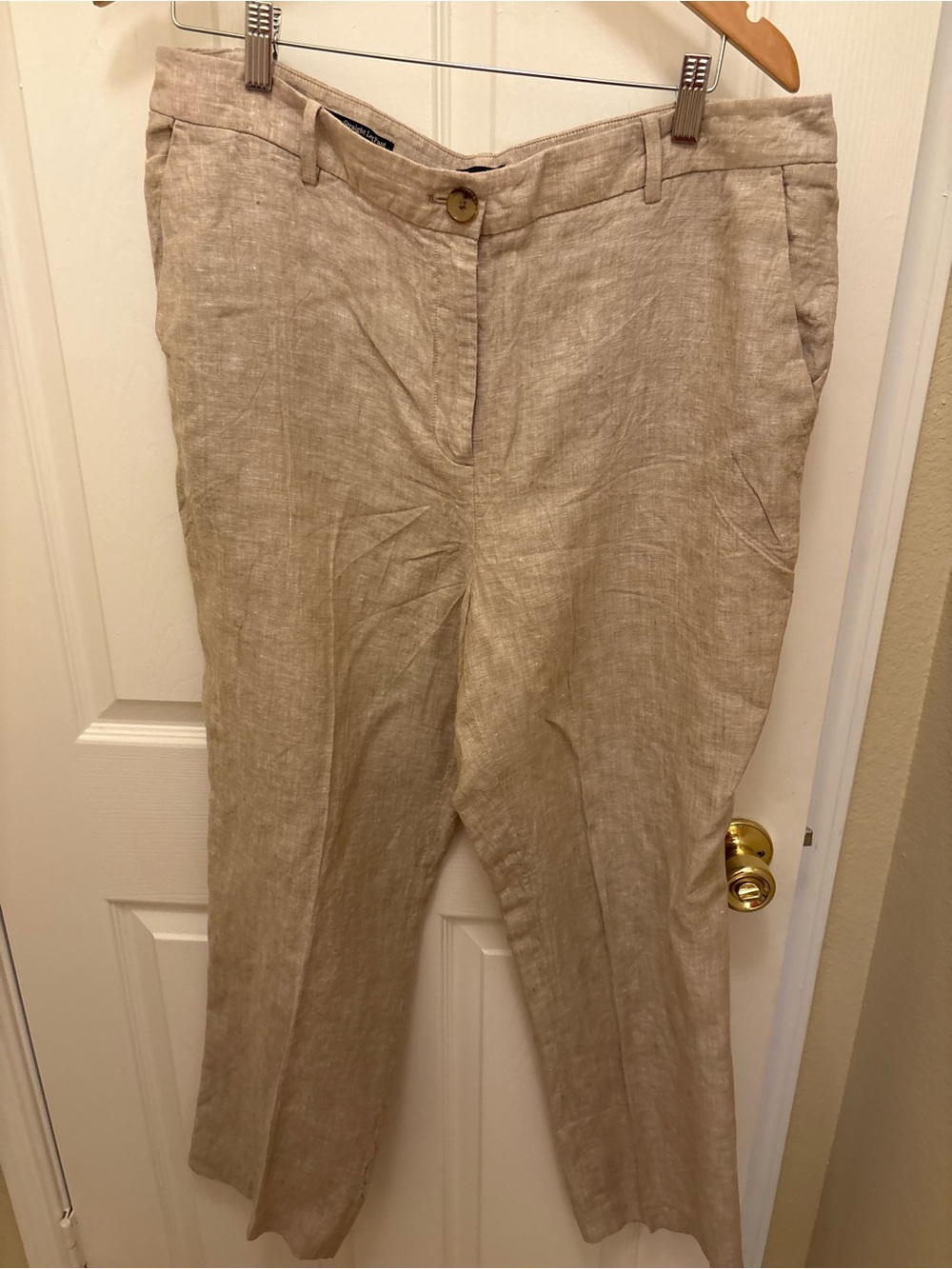 Talbots straight leg Southampton size 14 Women's Linen